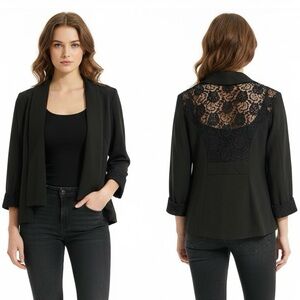 INC Lace Back Blazer Jacket